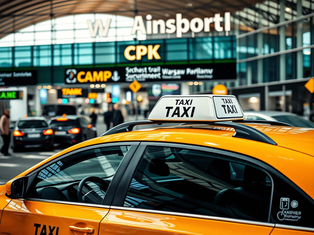 Taxi CPK - Taxi to the CPK Warsaw-Baranów Airport Between Chopin and Modlin Airports